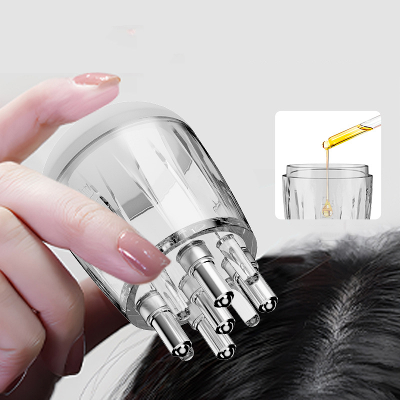 Hair Care Essential Oil - Scalp Applicator Liquid Comb Portable Mini