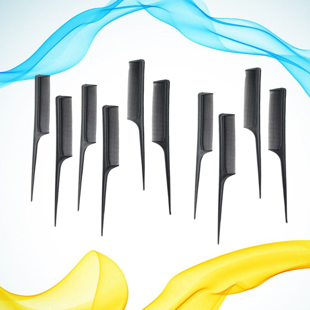Hair Care Barber - 10Pcs Professional Hair Cutting Comb ABS