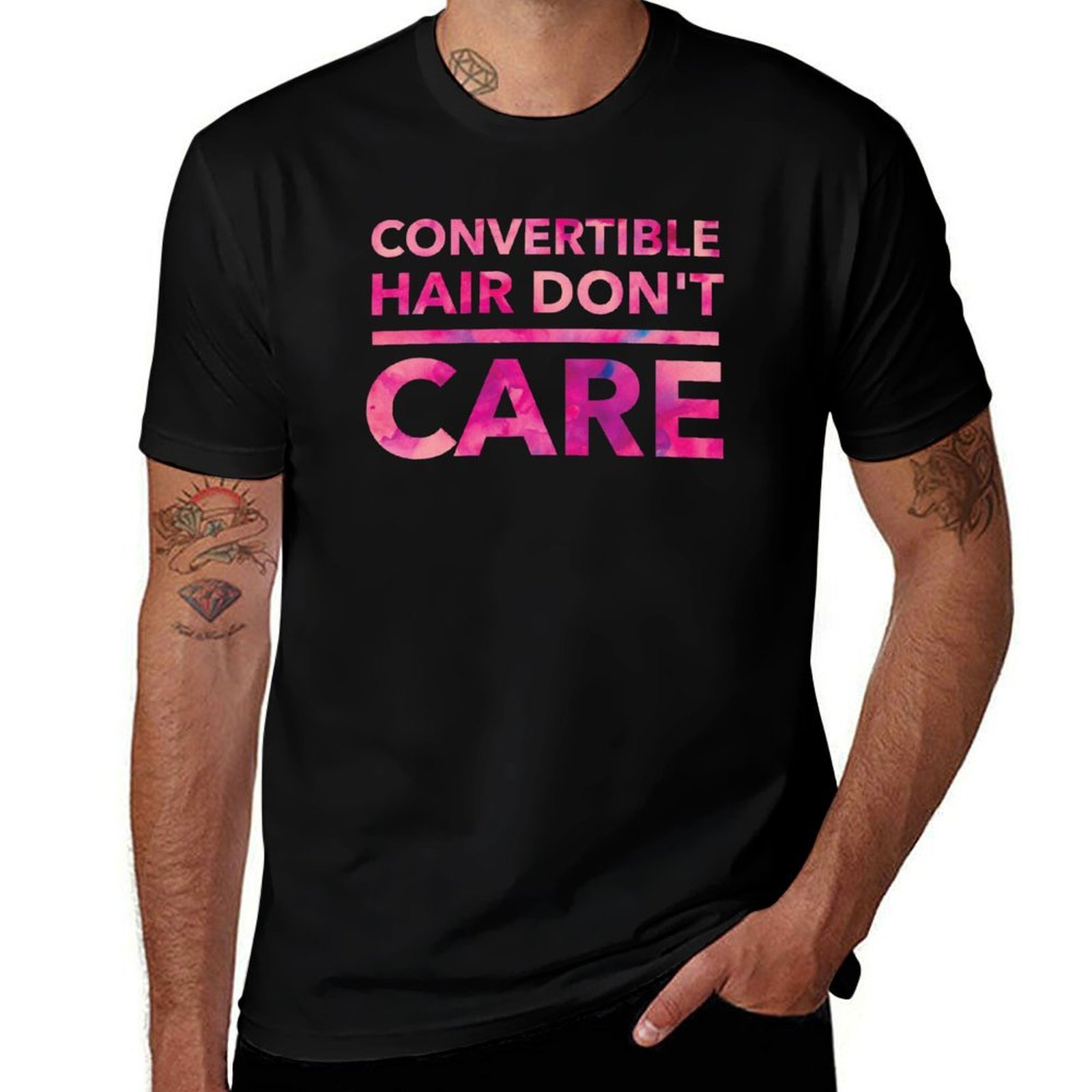 Hair Care Works - Convertible Hair Don't Care T-Shirt Heavy