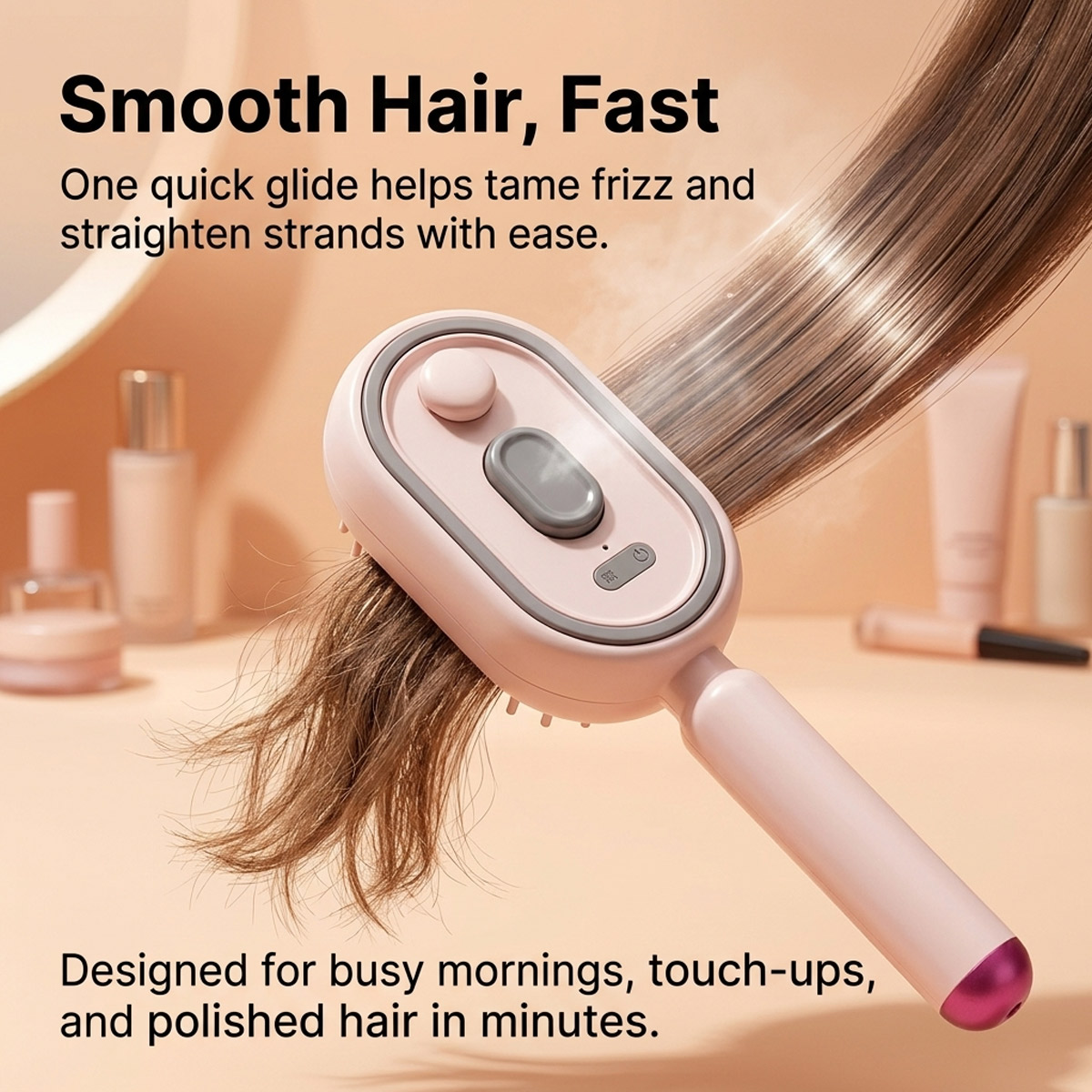 Hair Care Is Self Care - Electric Self-Cleaning Hair Comb with Air