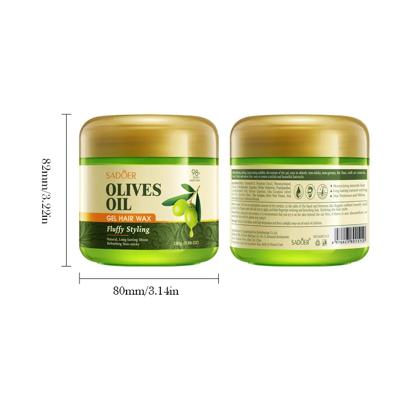 Hair Care Olive Oil - SADOER Olive Oil Nourishing Hair Gel