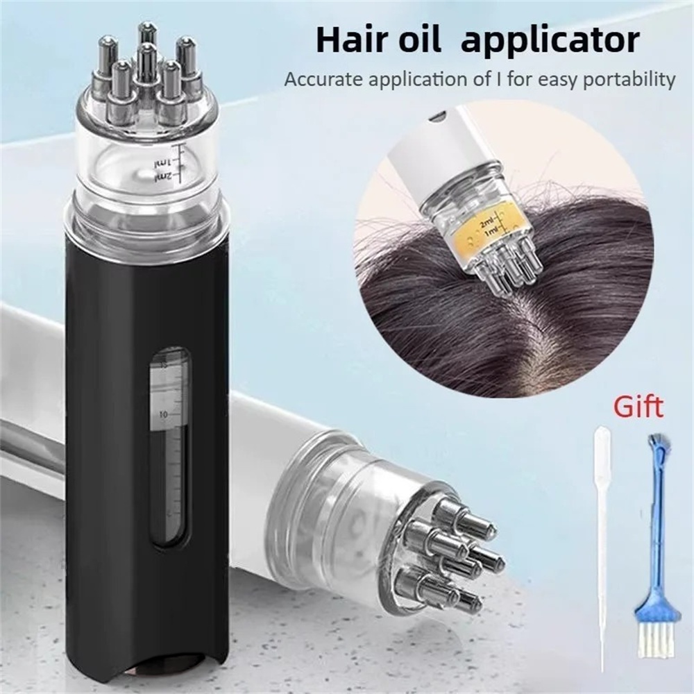 Hair Care Essential Oil - 1PC Hair Applicator Liquid Comb Mini