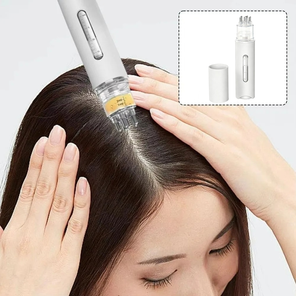 Hair Care Essential Oil - Hair Oil Applicator Scalp Massage Comb