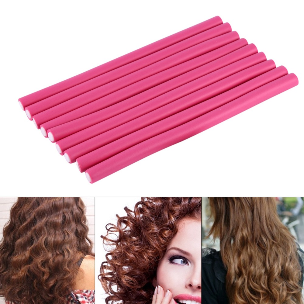 10Pcs/Set Soft Foam Soft Hair  - огляд і ціна Hair Roller Set Flexi