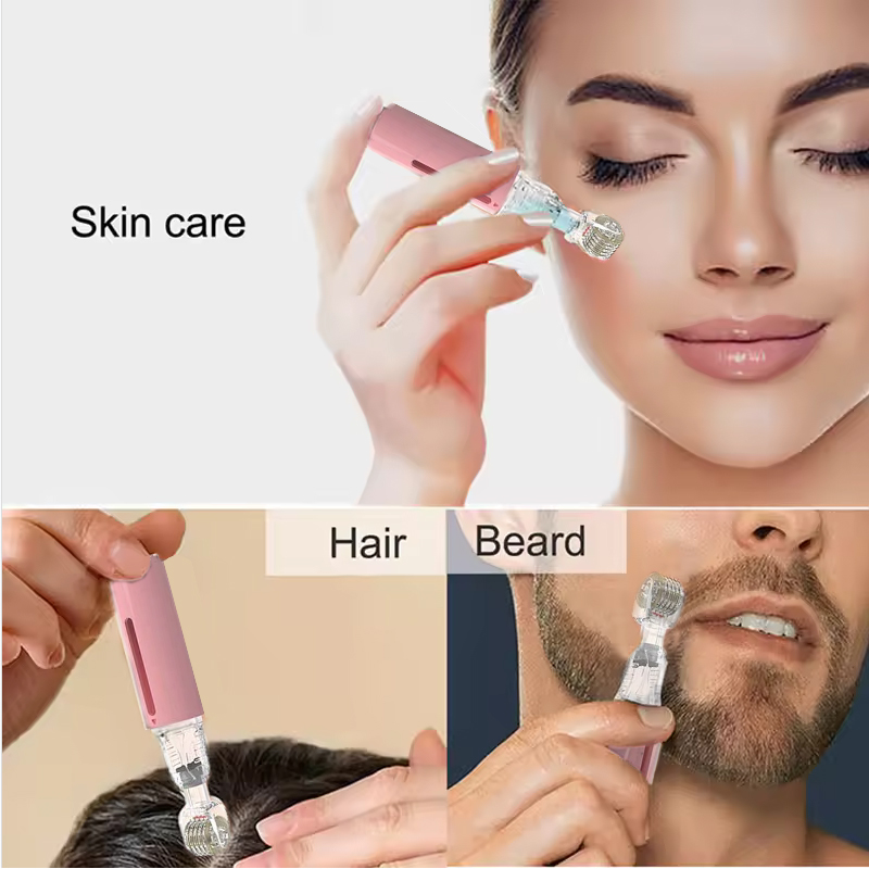Women Facial Lip Derma Roller  - огляд і ціна Hair Growth Serum Oil