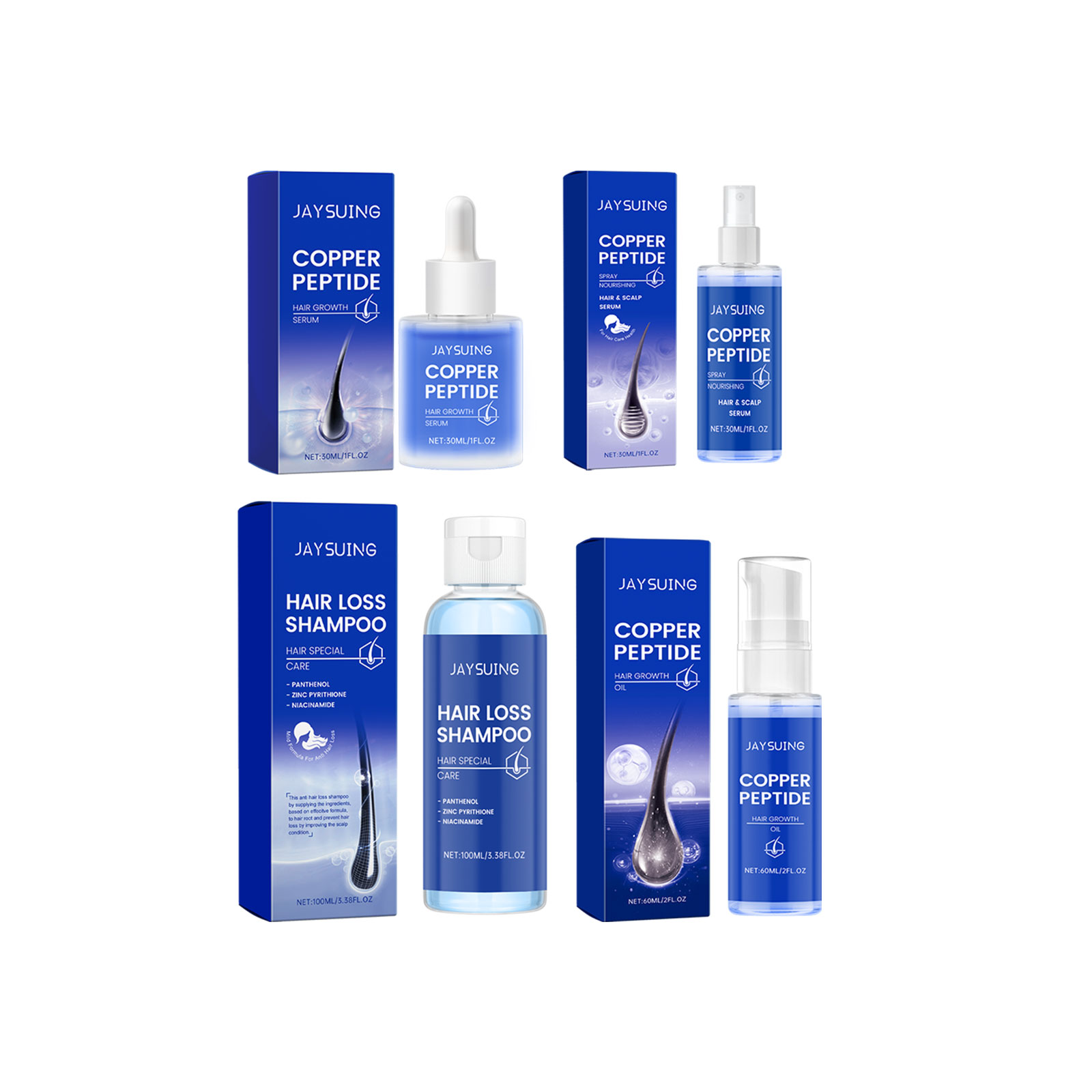 Copper Peptide Shampoo Hair Gr - огляд і ціна Hair Growth Serum Oil