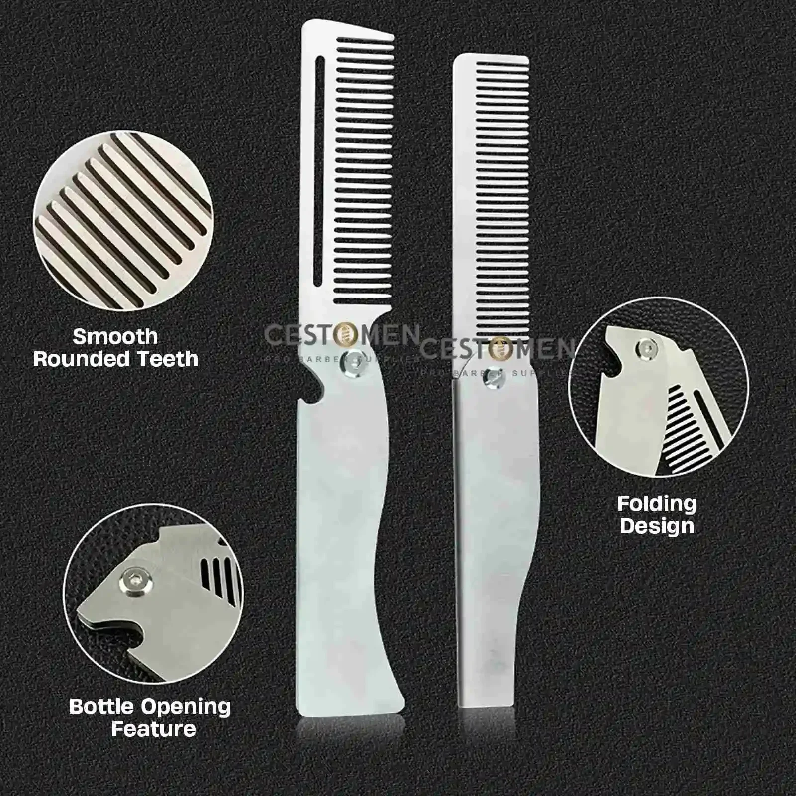New Type 1/2PCS Portable Steel - огляд і ціна Hair Care Barber