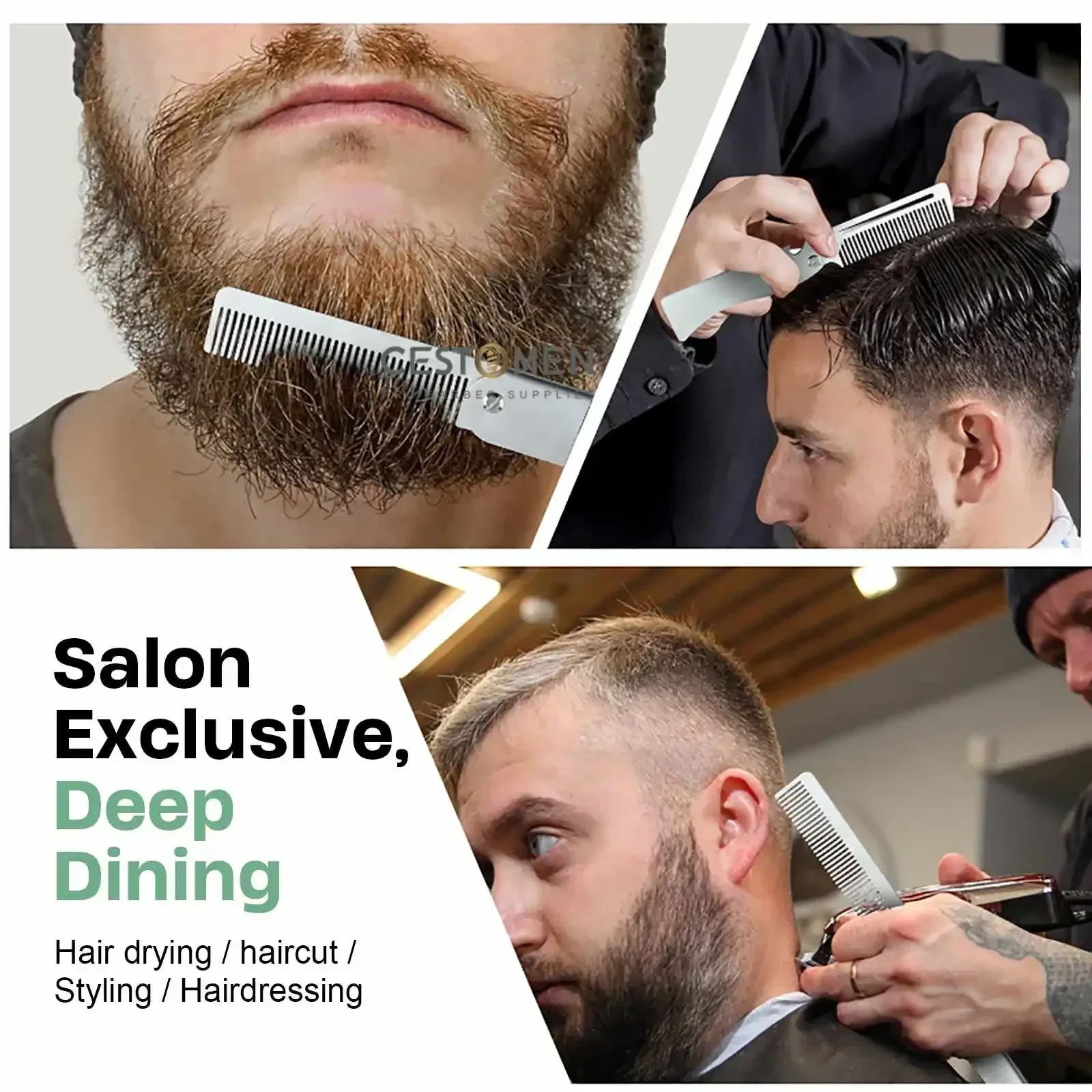 New Type 1/2PCS Portable Steel - огляд і ціна Hair Care Barber