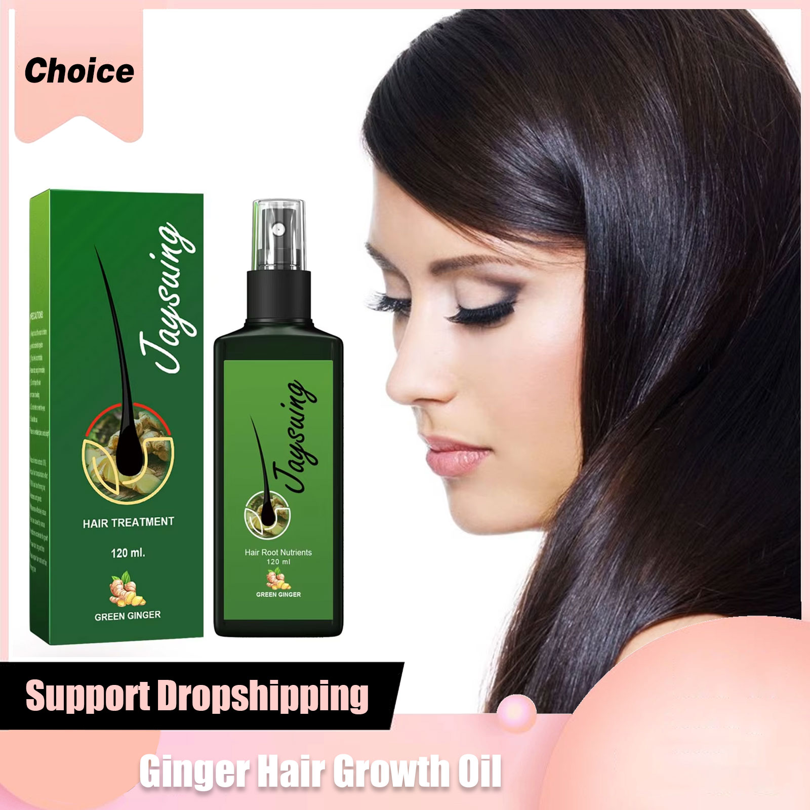 Fast Ginger Hair Growth Spray  - огляд і ціна Hair Growth Serum Oil