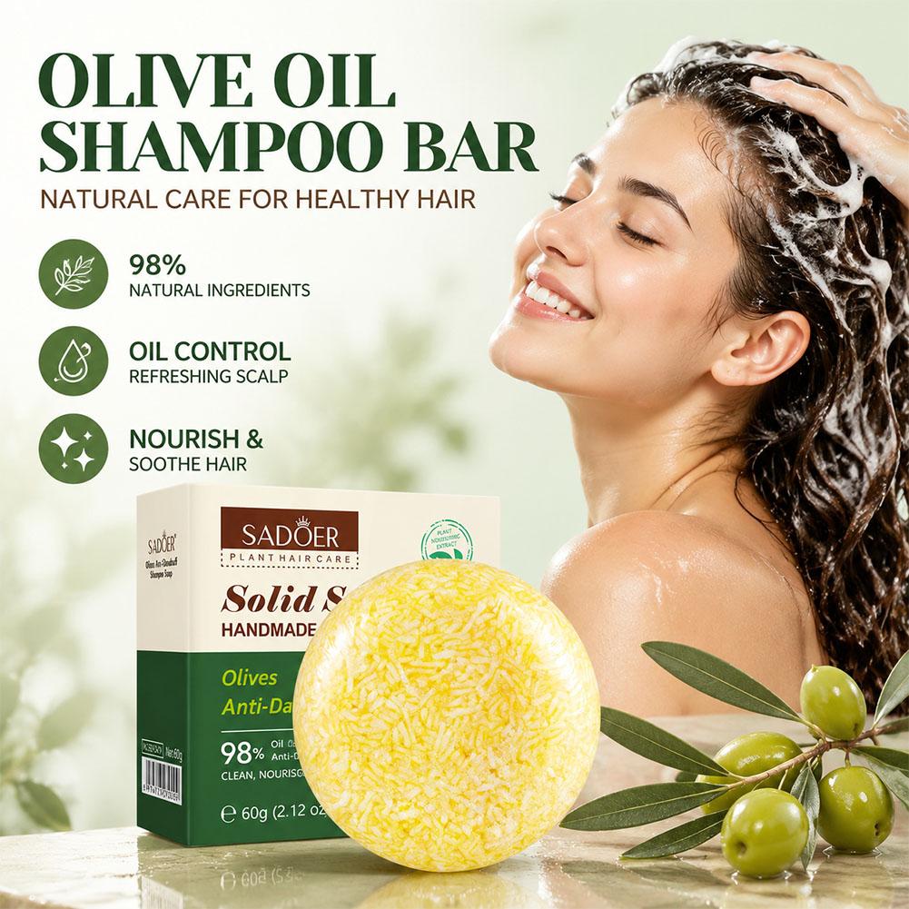 Olive Oil Shampoo Bar for Hair - огляд і ціна Hair Care Olive Oil