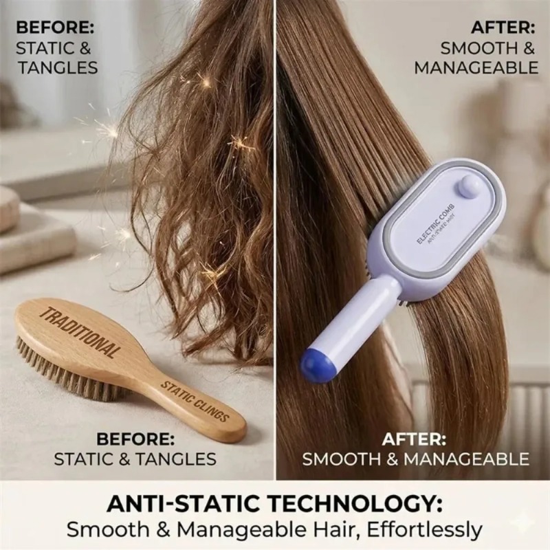 Multifunctional Massage Comb,E - огляд і ціна Hair Care Is Self Care