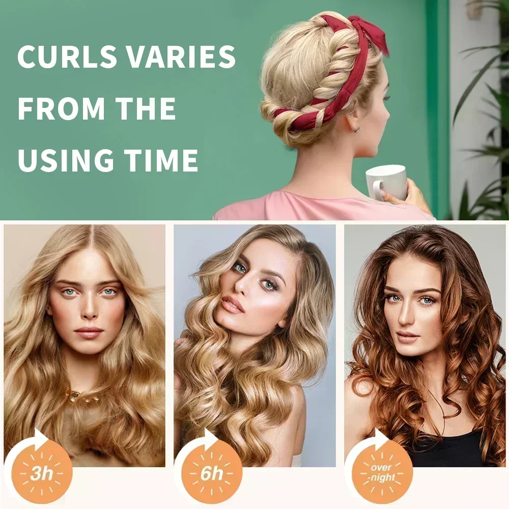 Women Heatless Curling Rod Hea - огляд і ціна Hair Roller Set Flexi