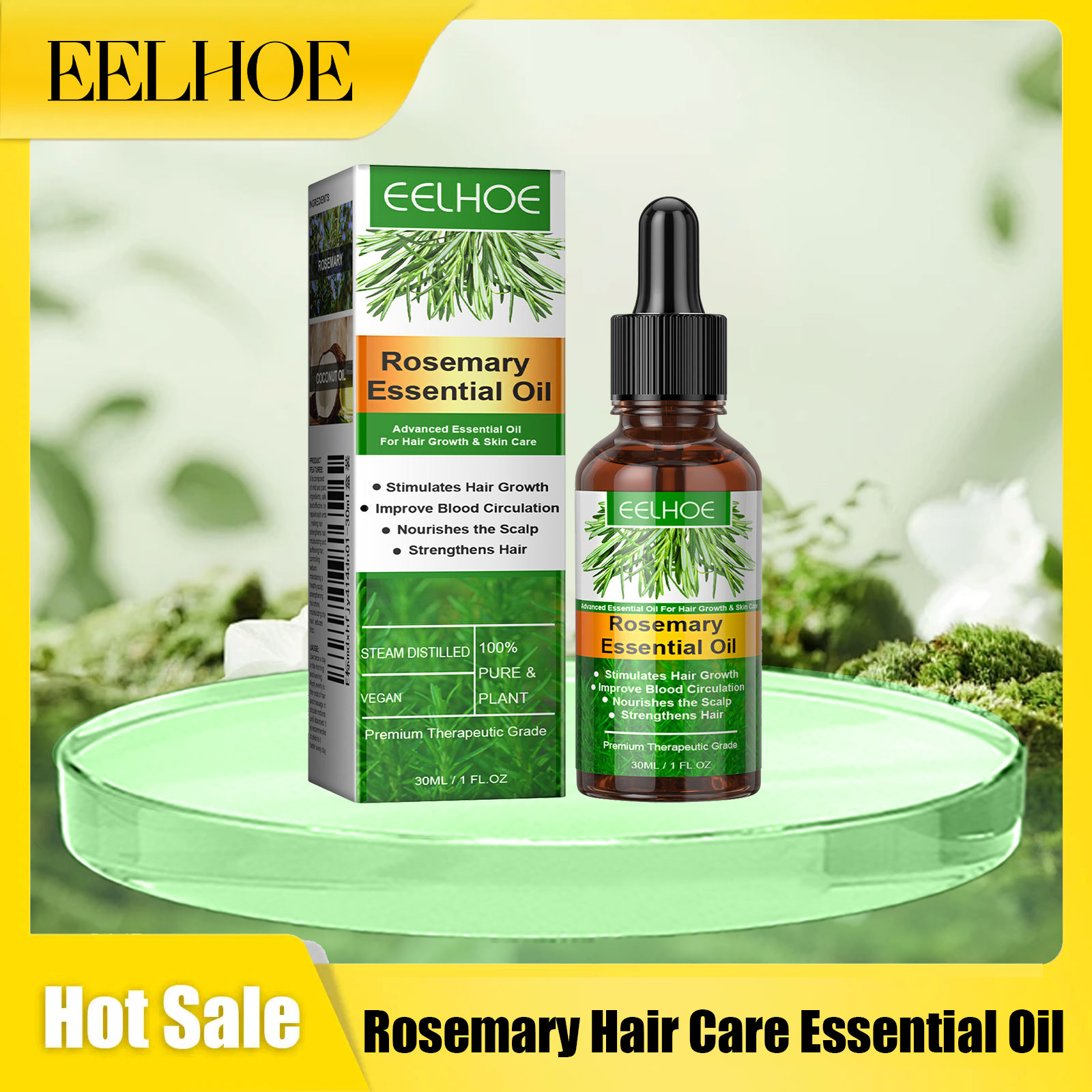 Eelhoe Rosemary Hair Care Esse - огляд і ціна Hair Care Essential Oil