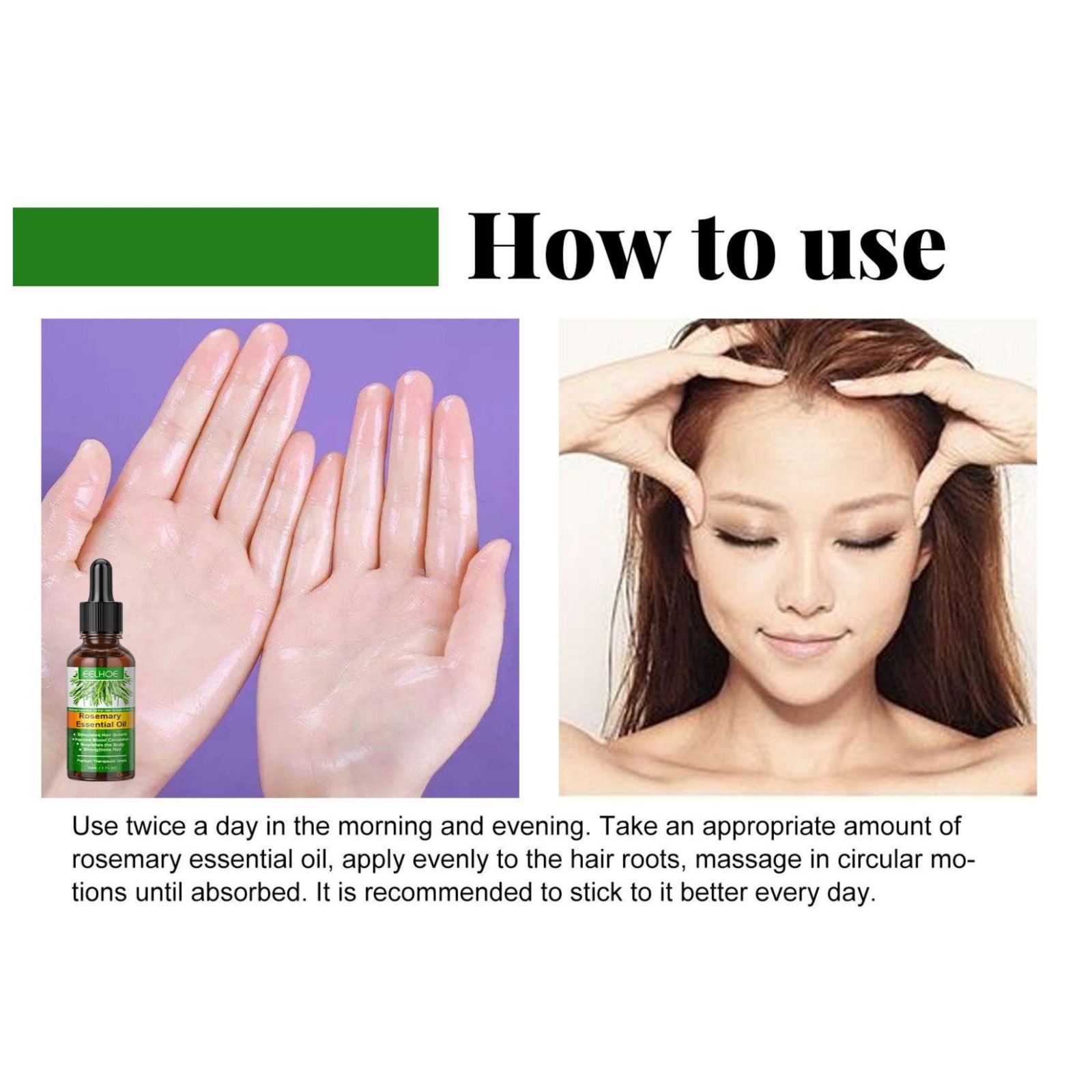 Eelhoe Rosemary Hair Care Esse - огляд і ціна Hair Care Essential Oil
