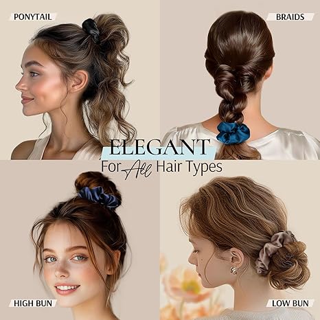 19 Pcs Satin Scrunchies for Wo - огляд і ціна Hair Care Works