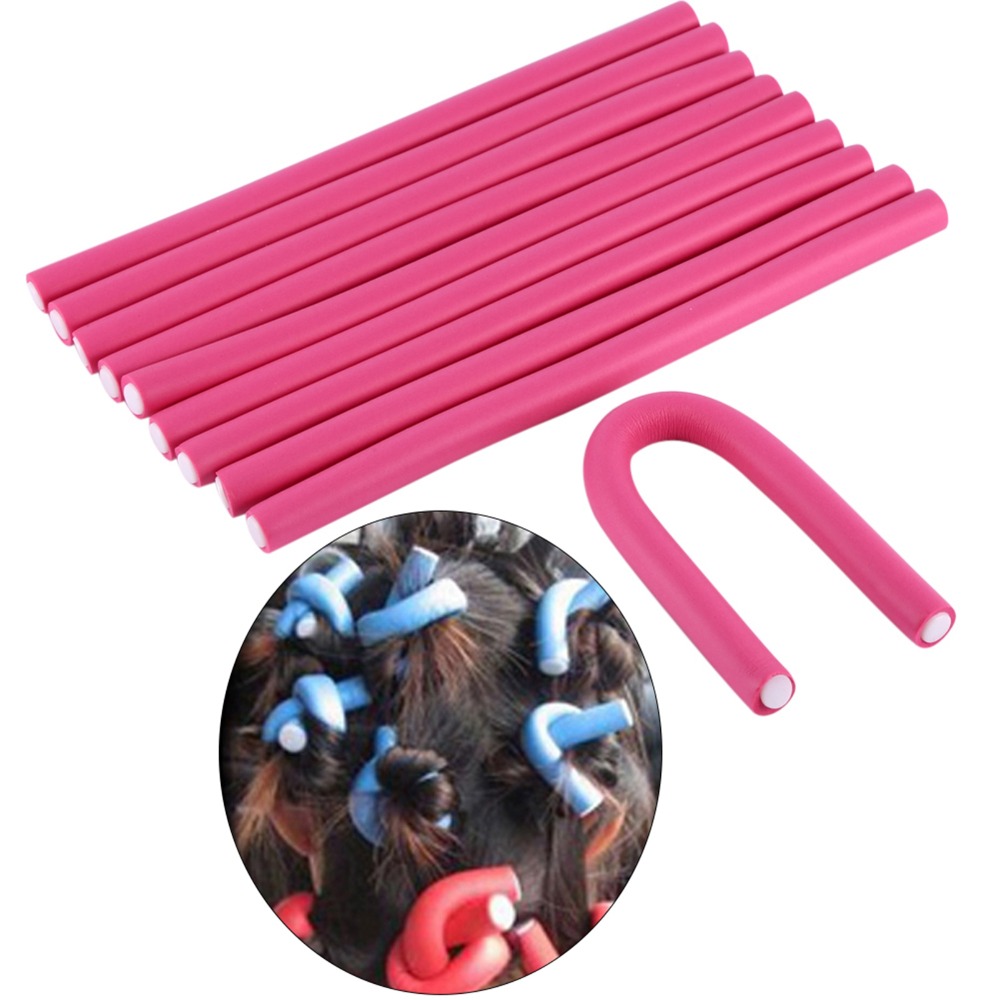 10Pcs/Set Soft Foam Soft Hair  - огляд і ціна Hair Roller Set Flexi