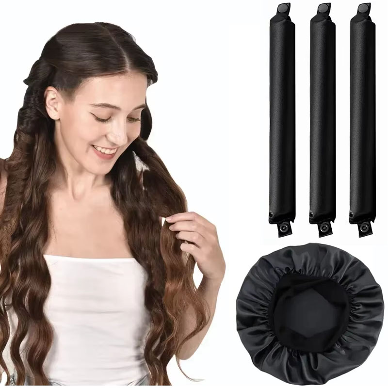 4/5pcs Heatless Curling Rod Se - огляд і ціна Hair Roller Set Flexi