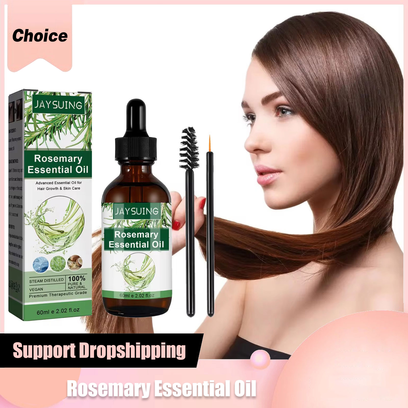 Rosemary Essential Oil For Hai - огляд і ціна Hair Growth Serum Oil