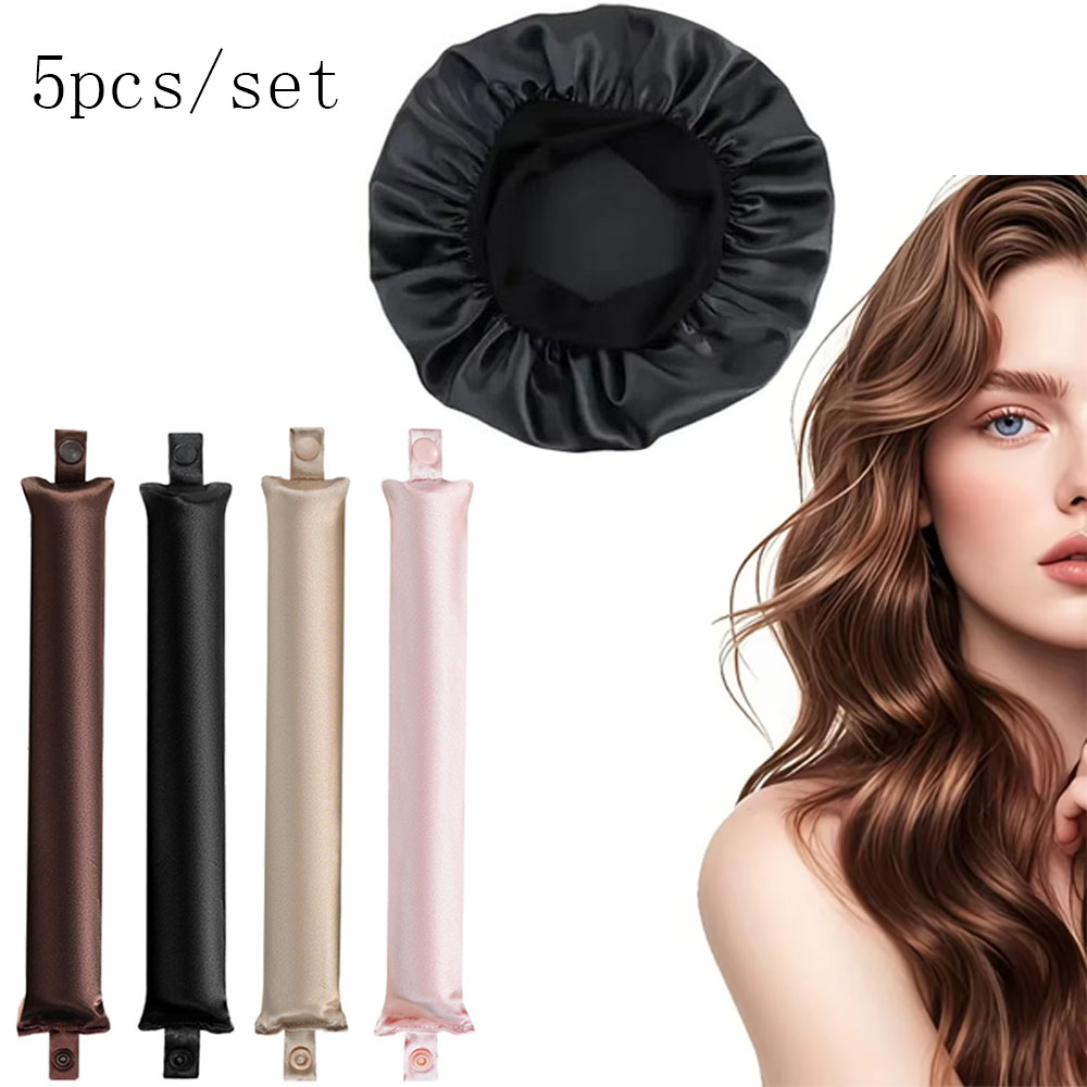 5pcs Heatless Curling Rod Set  - огляд і ціна Hair Roller Set Flexi