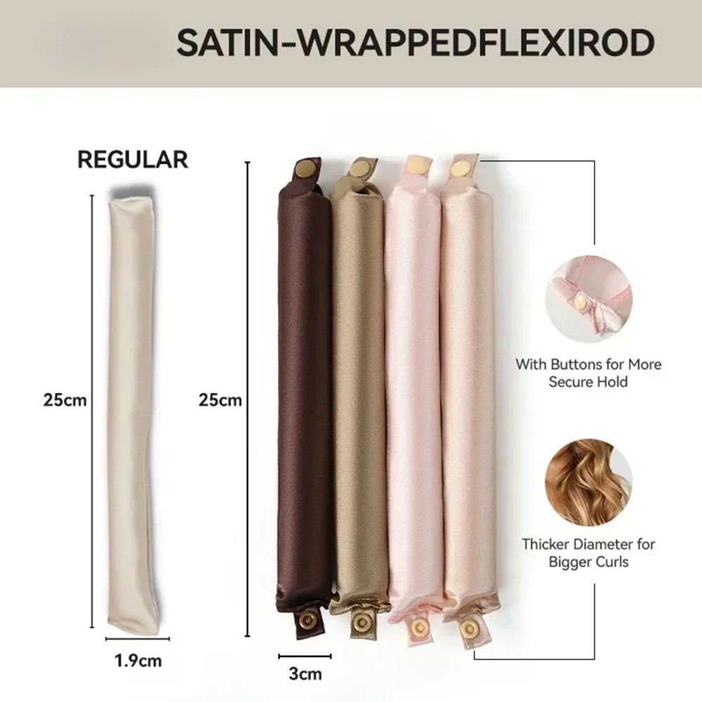 5pcs Heatless Curling Rod Set  - огляд і ціна Hair Roller Set Flexi