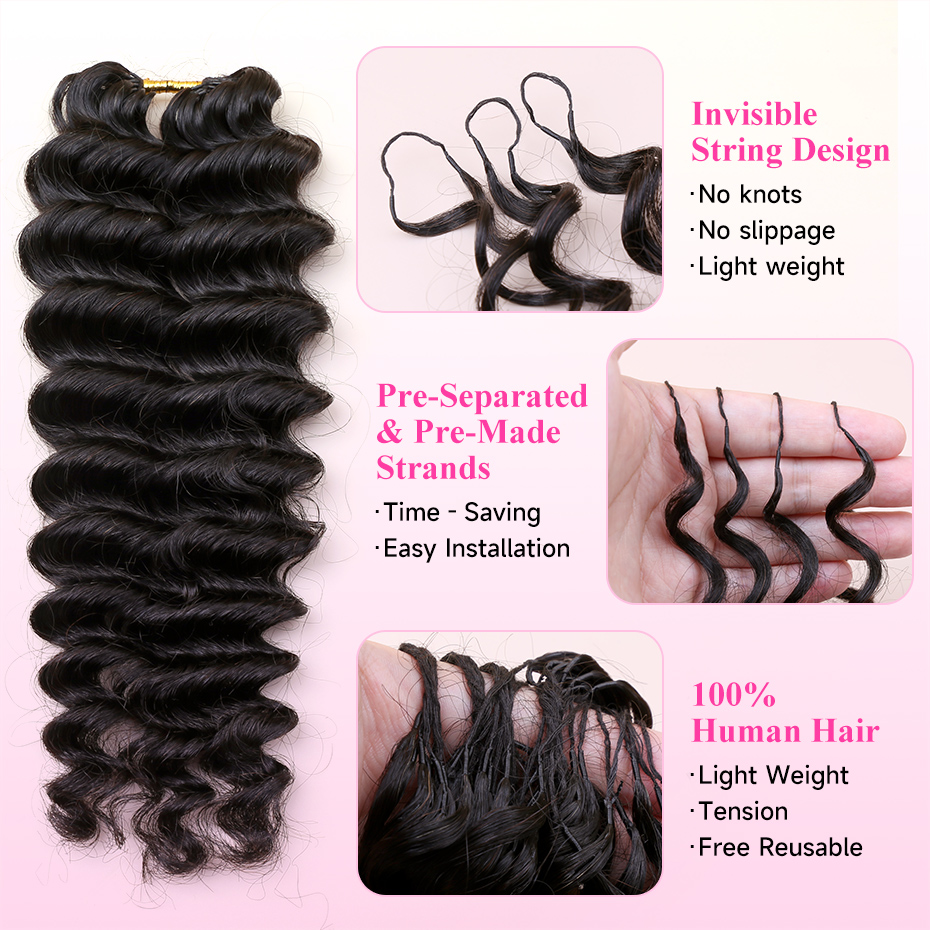 Deep Wave Feather Crochet Huma - огляд і ціна Hair Care Barber