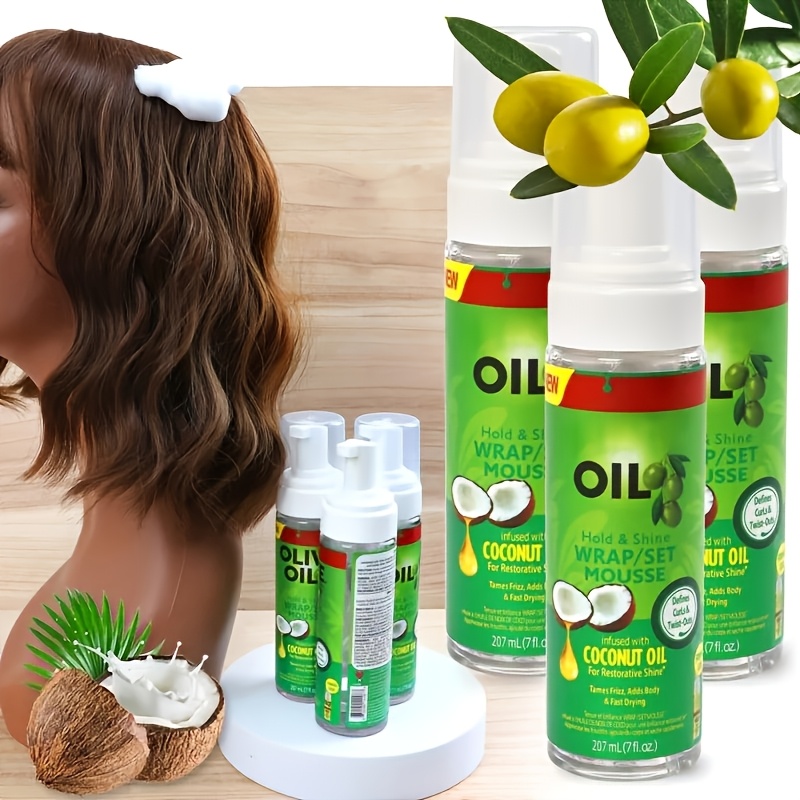 Curling Styling Care Mousse, S - огляд і ціна Hair Care Olive Oil