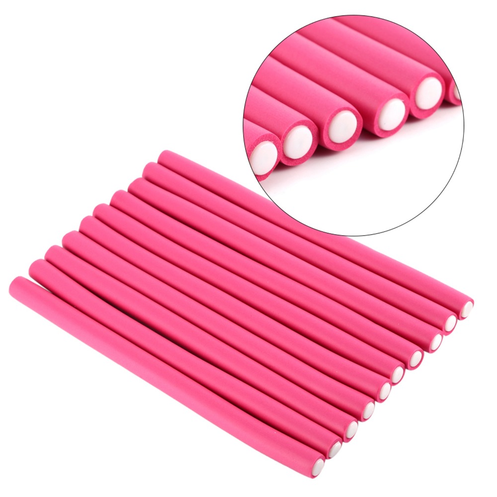 10Pcs/Set Soft Foam Soft Hair  - огляд і ціна Hair Roller Set Flexi