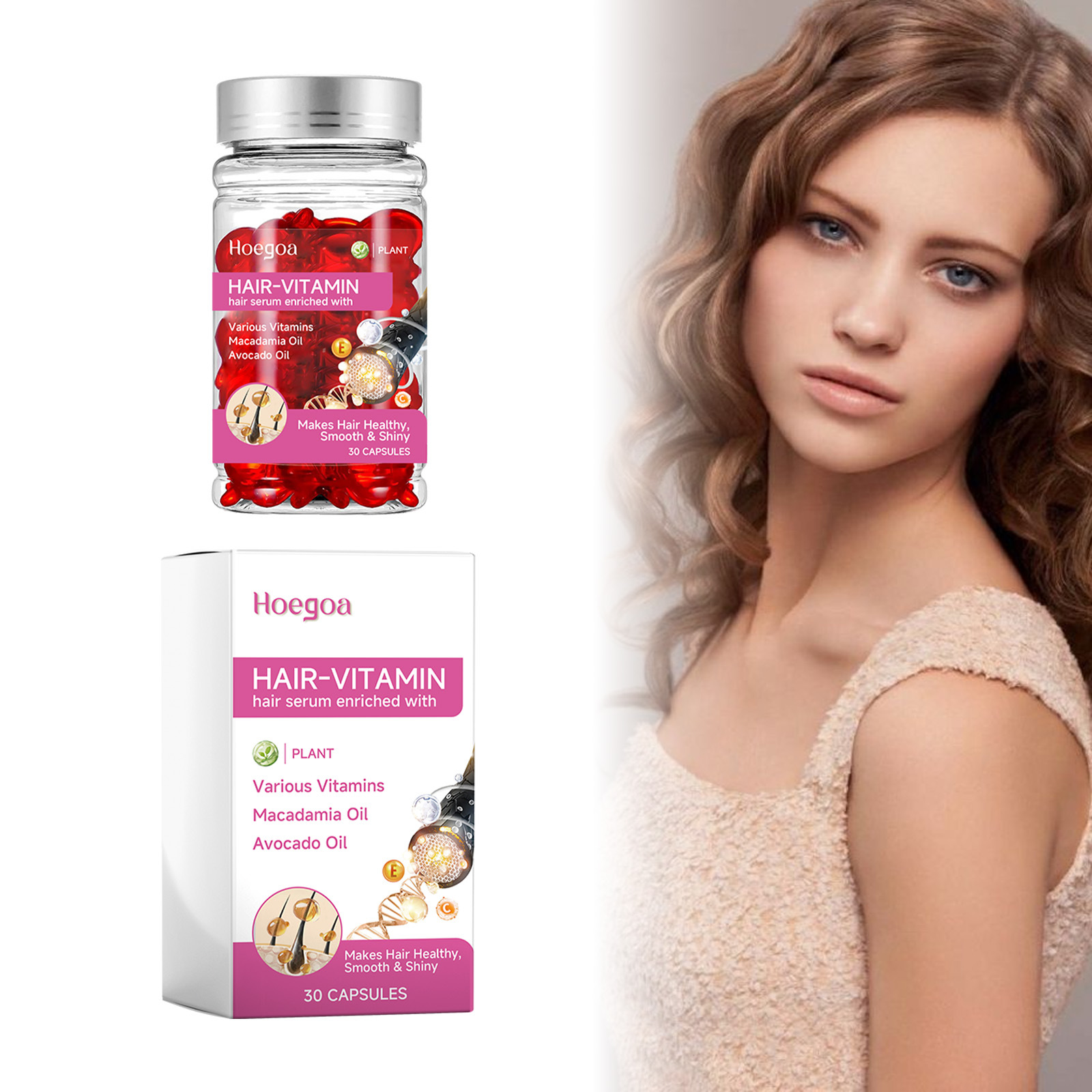 Vitamin Hair Growth Serum Caps - огляд і ціна Hair Growth Serum Oil