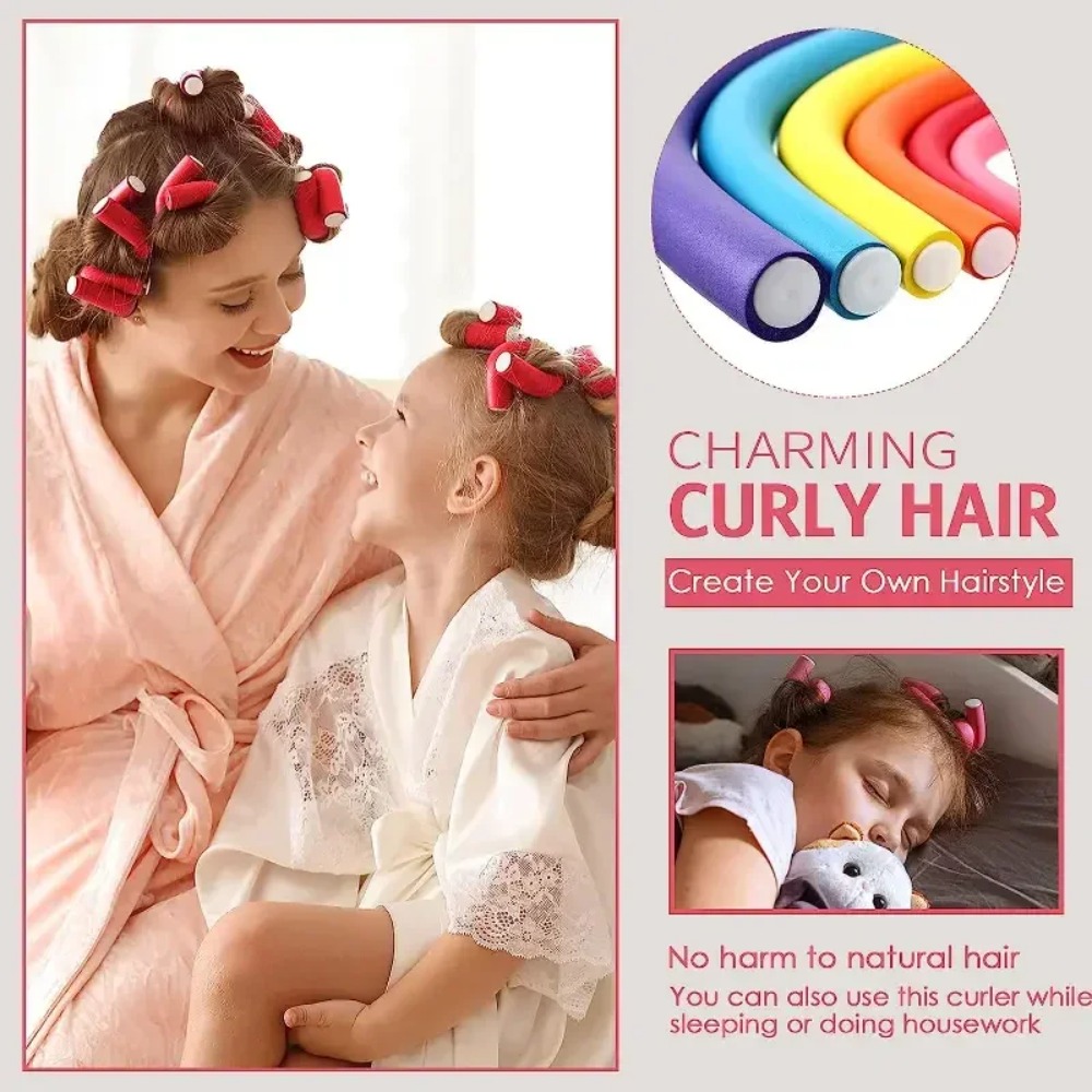 42Pcs Flexible Hair Curling Ro - огляд і ціна Hair Roller Set Flexi