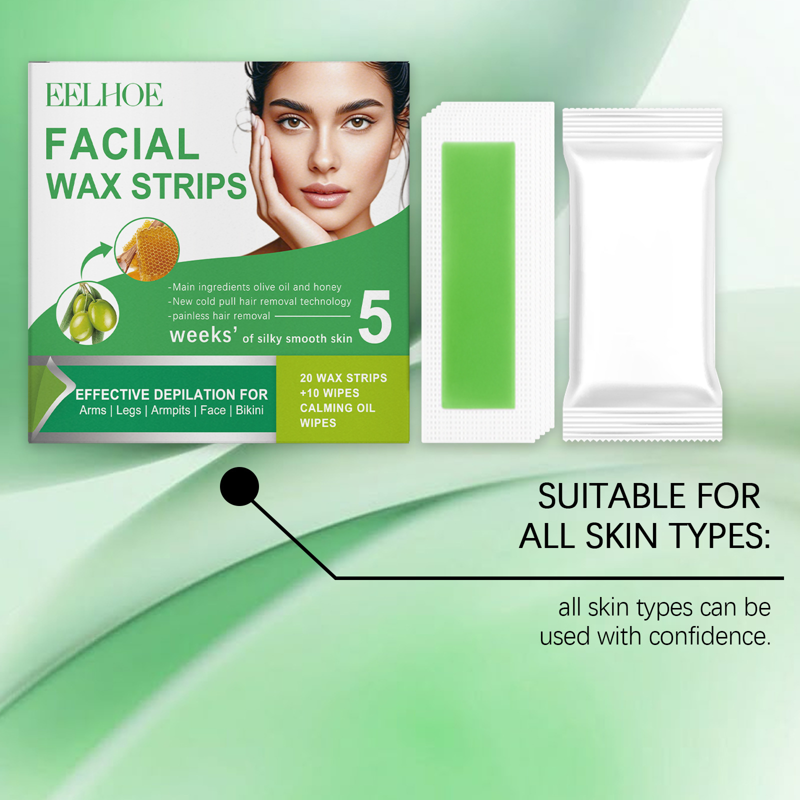 Eelhoe Olive Oil Facial Hair R - огляд і ціна Hair Care Olive Oil