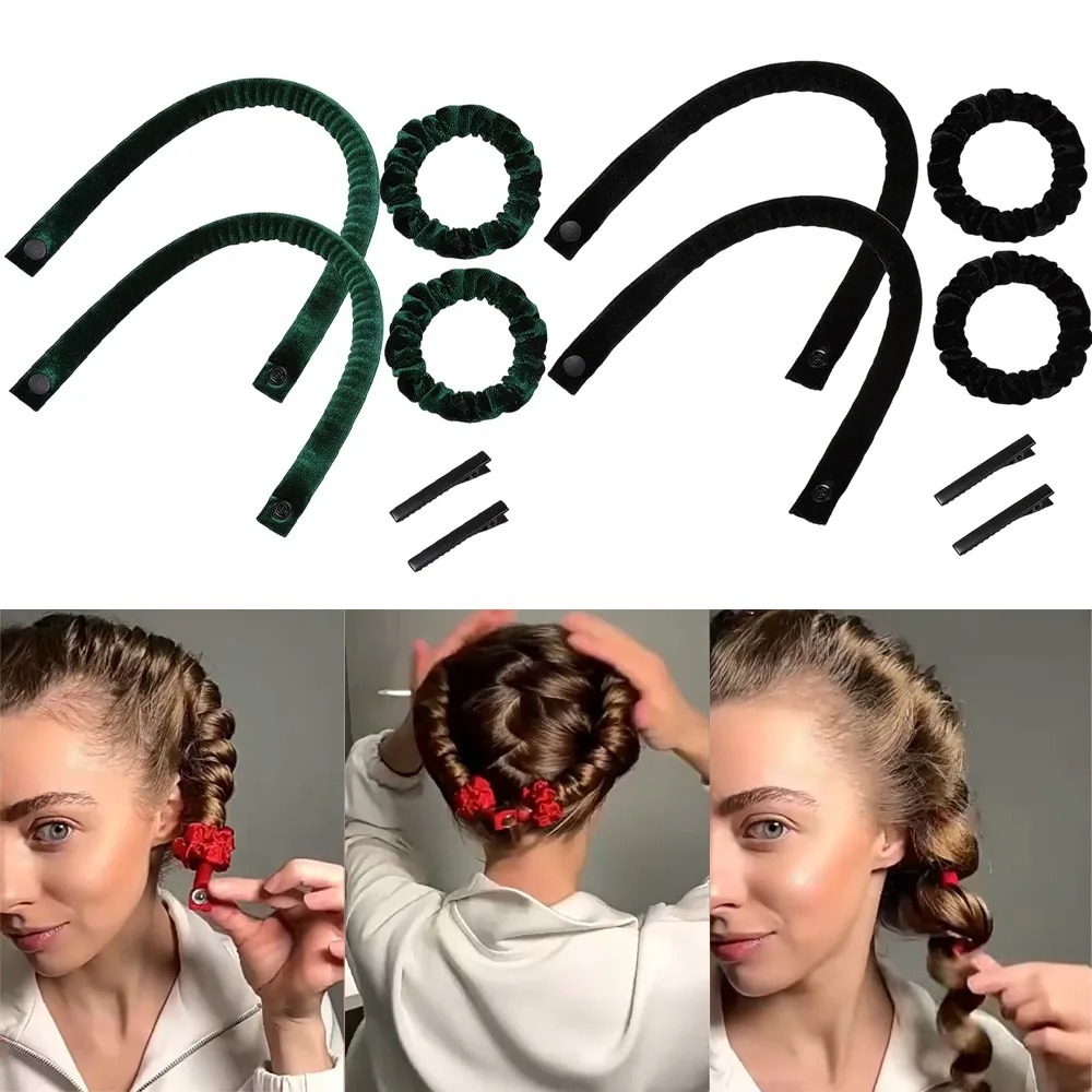 6Pcs Heatless Curling Rod Set  - огляд і ціна Hair Roller Set Flexi