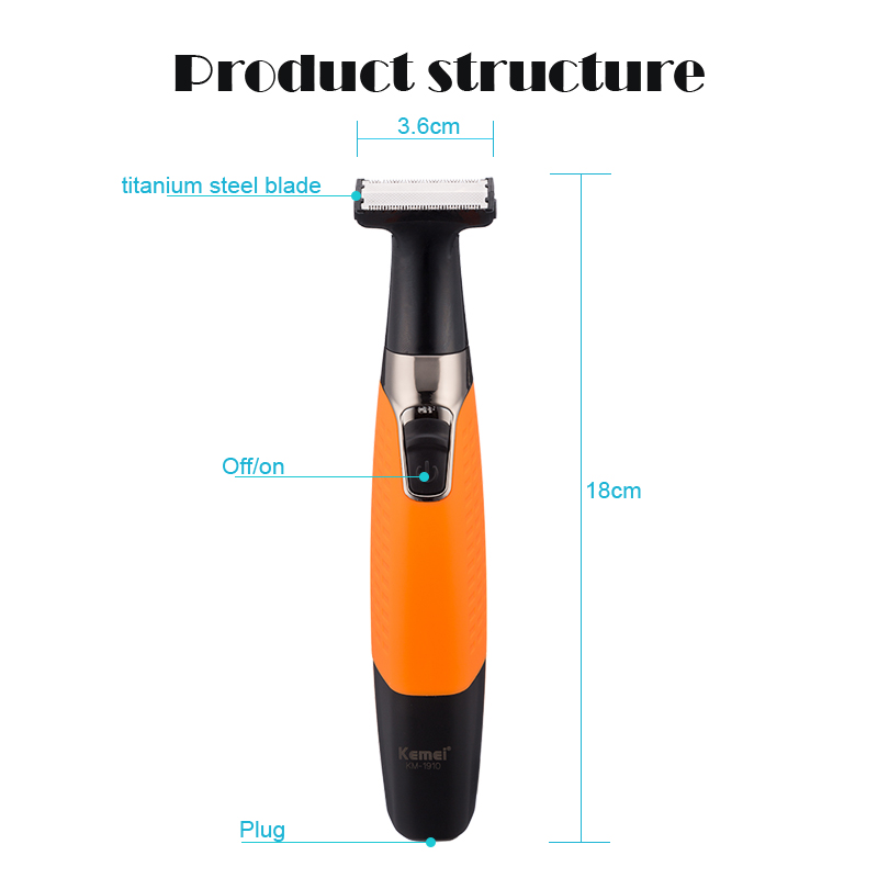 Kemei 1910 Rechargeable Electr - огляд і ціна Hair Care Works