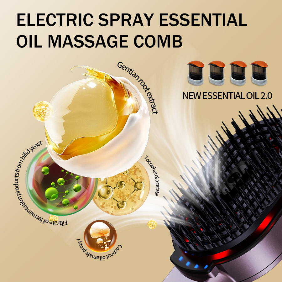 4-in-1 Massage Comb Essential  - огляд і ціна Hair Care Essential Oil