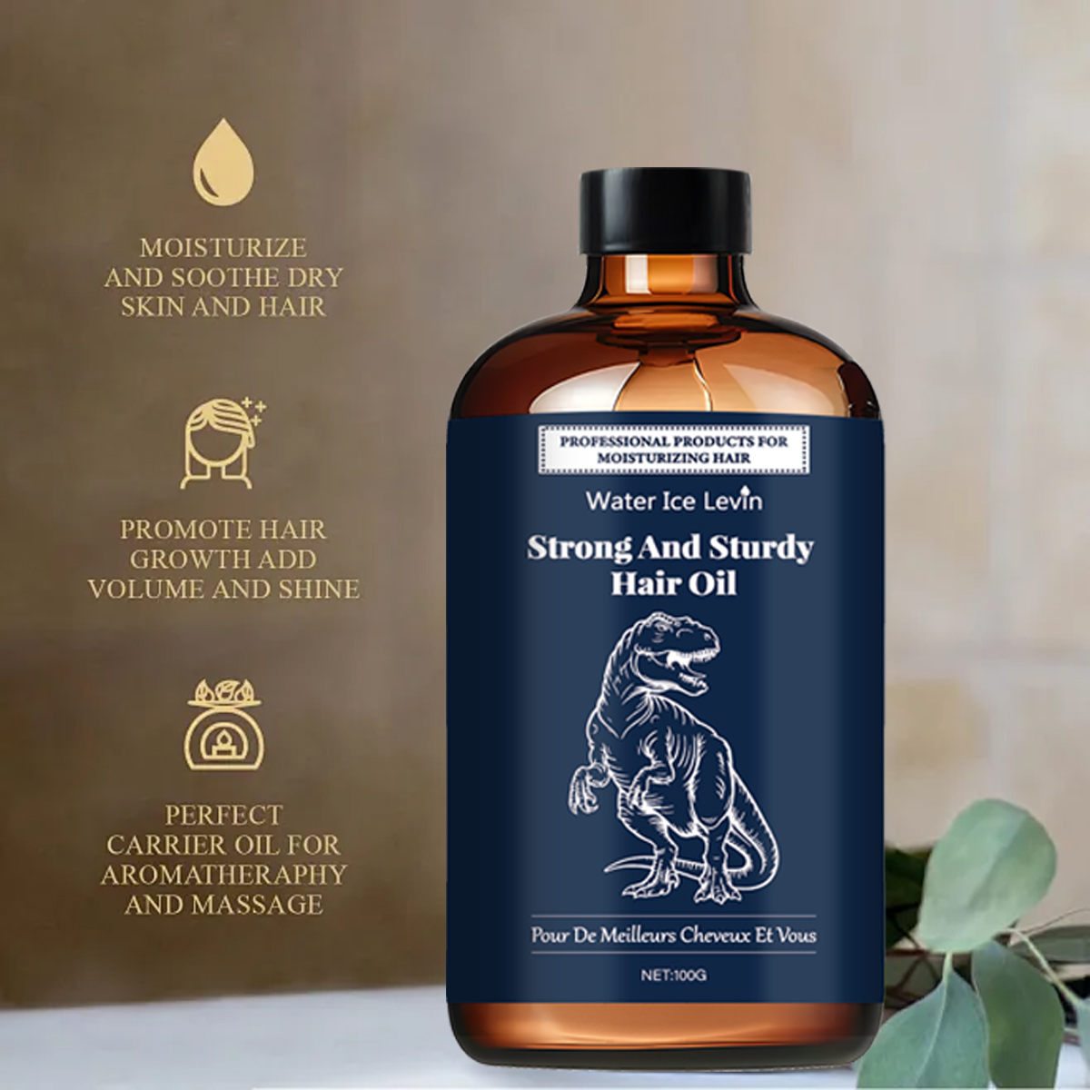 Strong & Sturdy Hair Oil with  - огляд і ціна Hair Care Olive Oil