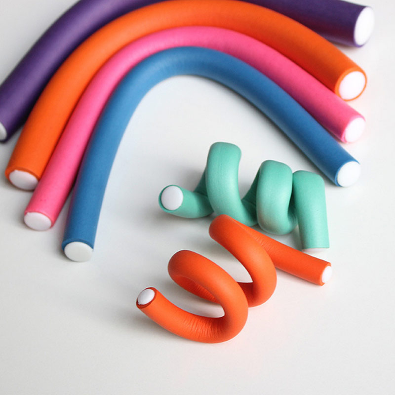 10 Pcs/Set Soft Hair Curlers M - огляд і ціна Hair Roller Set Flexi