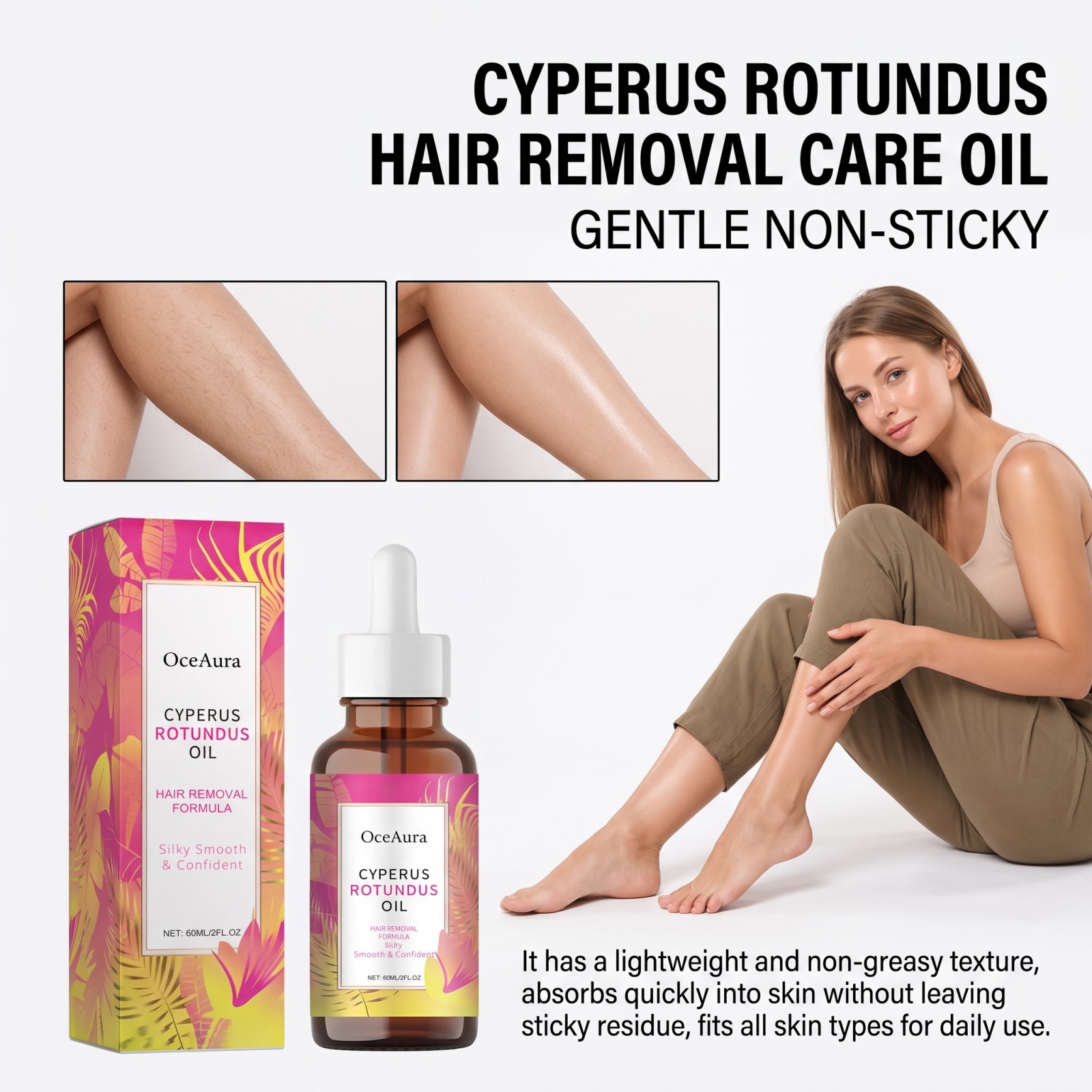 Cyperus Rotundus Hair Removal  - огляд і ціна Hair Care Cream